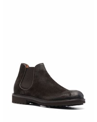 dunkelbraune Chelsea Boots aus Wildleder von Doucal's