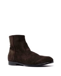 dunkelbraune Chelsea Boots aus Wildleder von Buttero