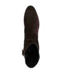 dunkelbraune Chelsea Boots aus Wildleder von Buttero