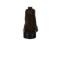 dunkelbraune Chelsea Boots aus Wildleder von Gant