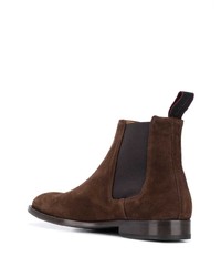 dunkelbraune Chelsea Boots aus Wildleder von PS Paul Smith