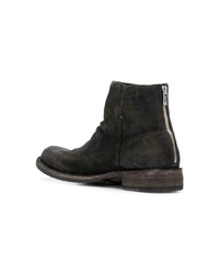 dunkelbraune Chelsea Boots aus Wildleder von Officine Creative