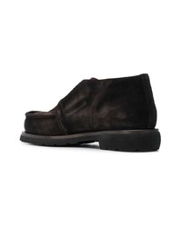 dunkelbraune Chelsea Boots aus Wildleder von Doucal's