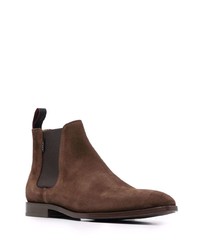 dunkelbraune Chelsea Boots aus Wildleder von PS Paul Smith