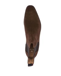 dunkelbraune Chelsea Boots aus Wildleder von PS Paul Smith