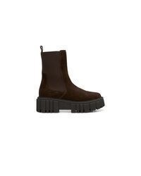 dunkelbraune Chelsea Boots aus Wildleder von Marc O'Polo