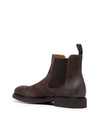 dunkelbraune Chelsea Boots aus Wildleder von Doucal's