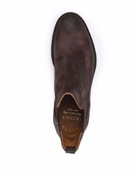 dunkelbraune Chelsea Boots aus Wildleder von Doucal's