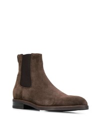 dunkelbraune Chelsea Boots aus Wildleder von Paul Smith