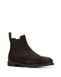 dunkelbraune Chelsea Boots aus Wildleder von Doucal's