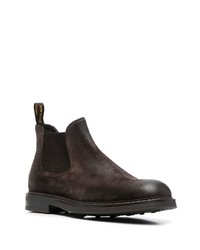 dunkelbraune Chelsea Boots aus Wildleder von Doucal's