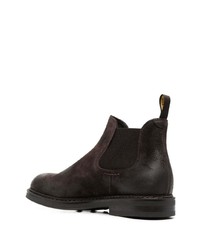 dunkelbraune Chelsea Boots aus Wildleder von Doucal's