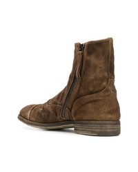 dunkelbraune Chelsea Boots aus Wildleder von Premiata