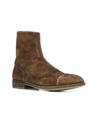 dunkelbraune Chelsea Boots aus Wildleder von Premiata