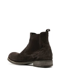 dunkelbraune Chelsea Boots aus Wildleder von Premiata