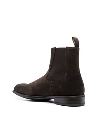 dunkelbraune Chelsea Boots aus Wildleder von Doucal's