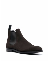 dunkelbraune Chelsea Boots aus Wildleder von Church's