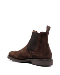 dunkelbraune Chelsea Boots aus Wildleder von Cenere Gb