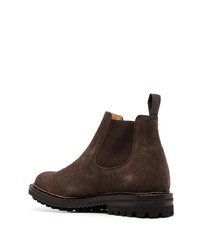 dunkelbraune Chelsea Boots aus Wildleder von Church's