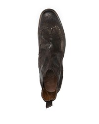 dunkelbraune Chelsea Boots aus Wildleder von Church's