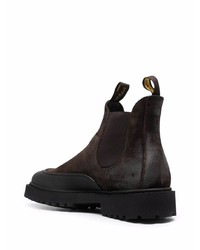 dunkelbraune Chelsea Boots aus Wildleder von Doucal's