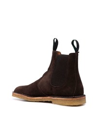 dunkelbraune Chelsea Boots aus Wildleder von PS Paul Smith