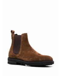 dunkelbraune Chelsea Boots aus Wildleder von Henderson Baracco