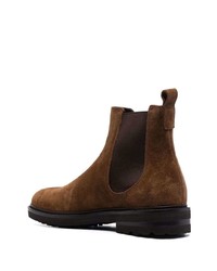 dunkelbraune Chelsea Boots aus Wildleder von Henderson Baracco