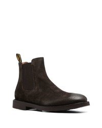 dunkelbraune Chelsea Boots aus Wildleder von Doucal's