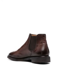 dunkelbraune Chelsea Boots aus Wildleder von Alberto Fasciani