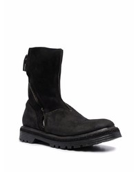 dunkelbraune Chelsea Boots aus Wildleder von Premiata