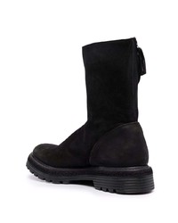 dunkelbraune Chelsea Boots aus Wildleder von Premiata