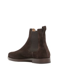 dunkelbraune Chelsea Boots aus Wildleder von Koio