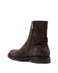 dunkelbraune Chelsea Boots aus Wildleder von Alberto Fasciani