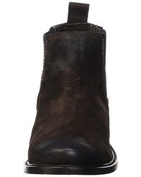 dunkelbraune Chelsea Boots von Base London