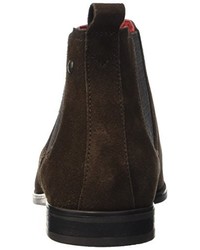 dunkelbraune Chelsea Boots von Base London