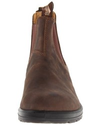 dunkelbraune Chelsea Boots von Blundstone