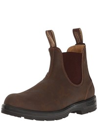 dunkelbraune Chelsea Boots von Blundstone