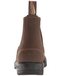 dunkelbraune Chelsea Boots von Blundstone