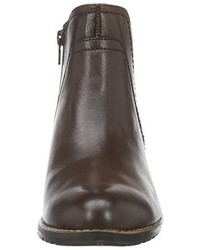 dunkelbraune Chelsea Boots von Jana