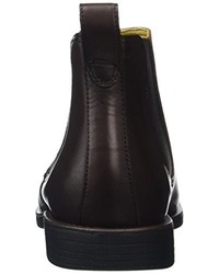 dunkelbraune Chelsea Boots von Steptronics