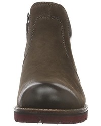 dunkelbraune Chelsea Boots von Tamaris