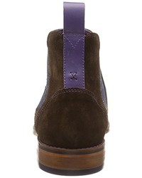 dunkelbraune Chelsea Boots von Ted Baker