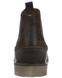 dunkelbraune Chelsea Boots von Wrangler