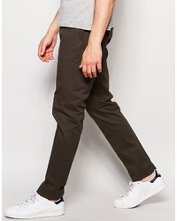 dunkelbraune Chinohose von Asos