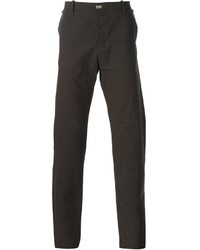 dunkelbraune Chinohose