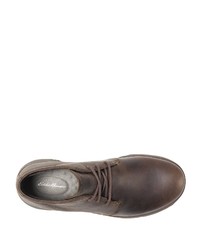 dunkelbraune Chukka-Stiefel aus Leder von Eddie Bauer