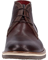 dunkelbraune Chukka-Stiefel aus Leder von Lloyd