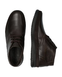 dunkelbraune Chukka-Stiefel aus Leder von Mephisto