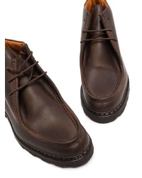 dunkelbraune Chukka-Stiefel aus Leder von Paraboot